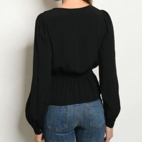 CLASSY DOLLZ black blouse / Top - Picture 4 of 4